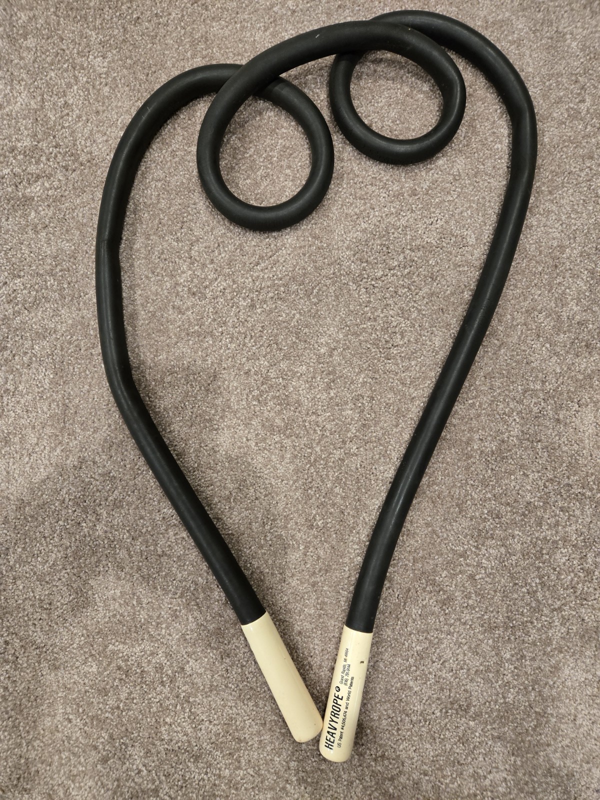 Vintage Heavy Rope. 3lbs 11oz. Great Work Out! 102 Inches Long