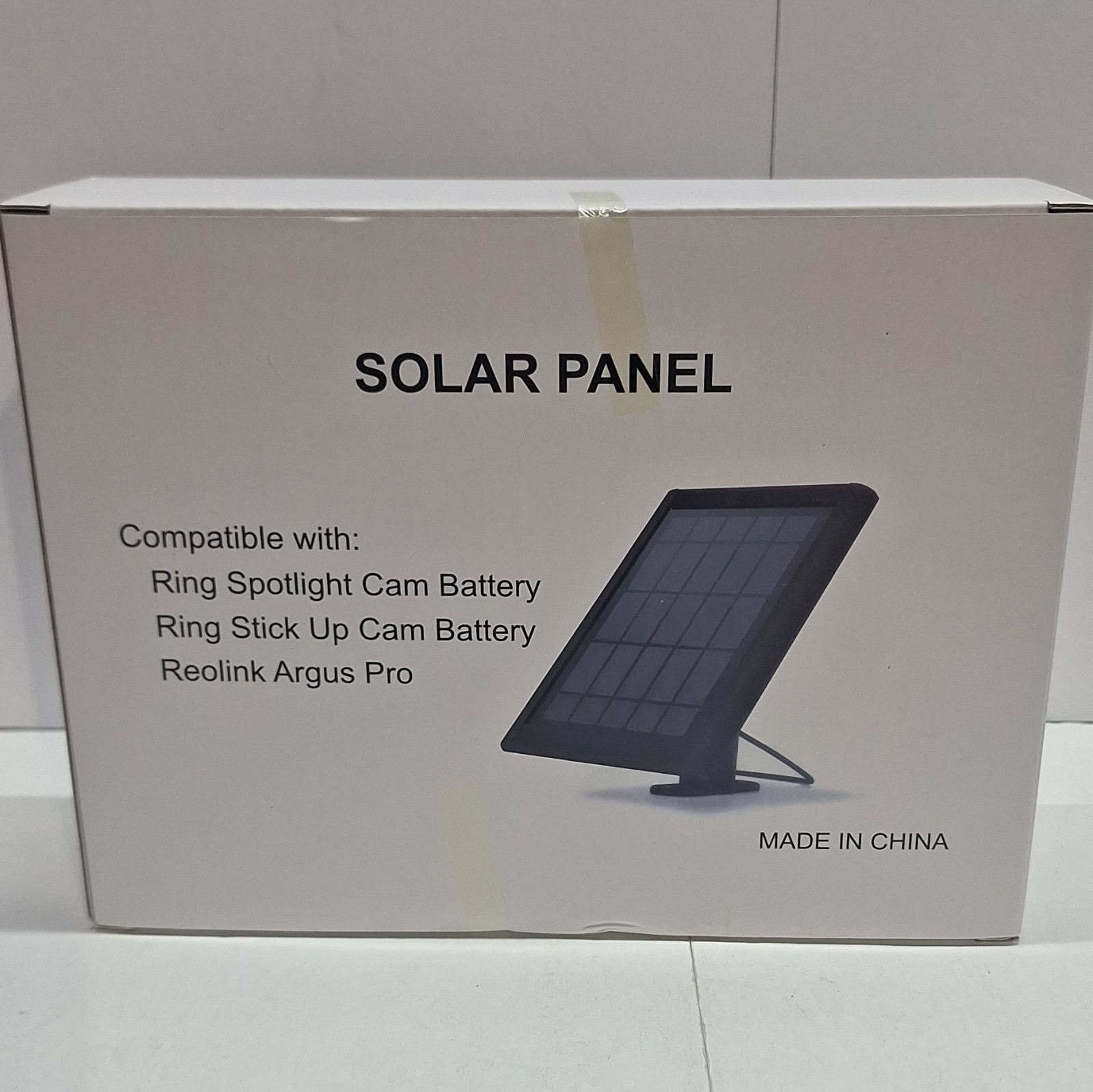 Solar Panel Micro USB Waterproof w/ 4m Cable for Outdoor Security Camera