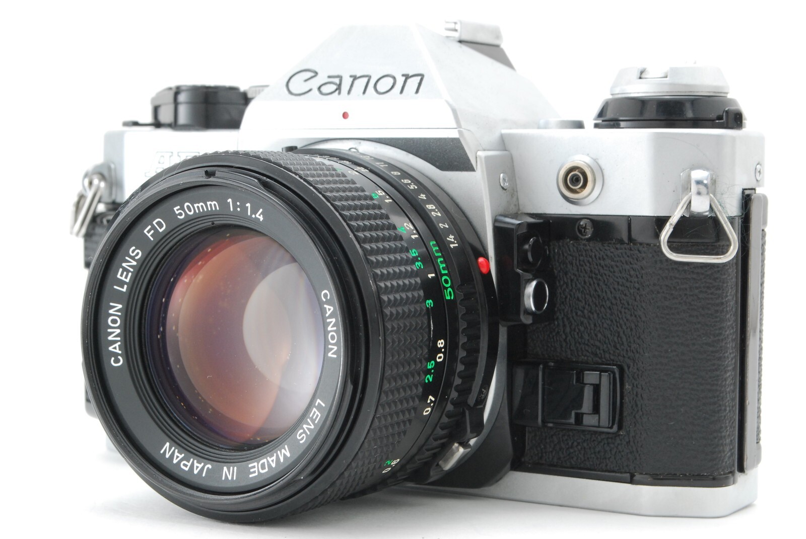 [NEAR MINT] Canon AE-1 Program 35mm Film Camera New FD NFD 50mm f1.4 Lens JAPAN