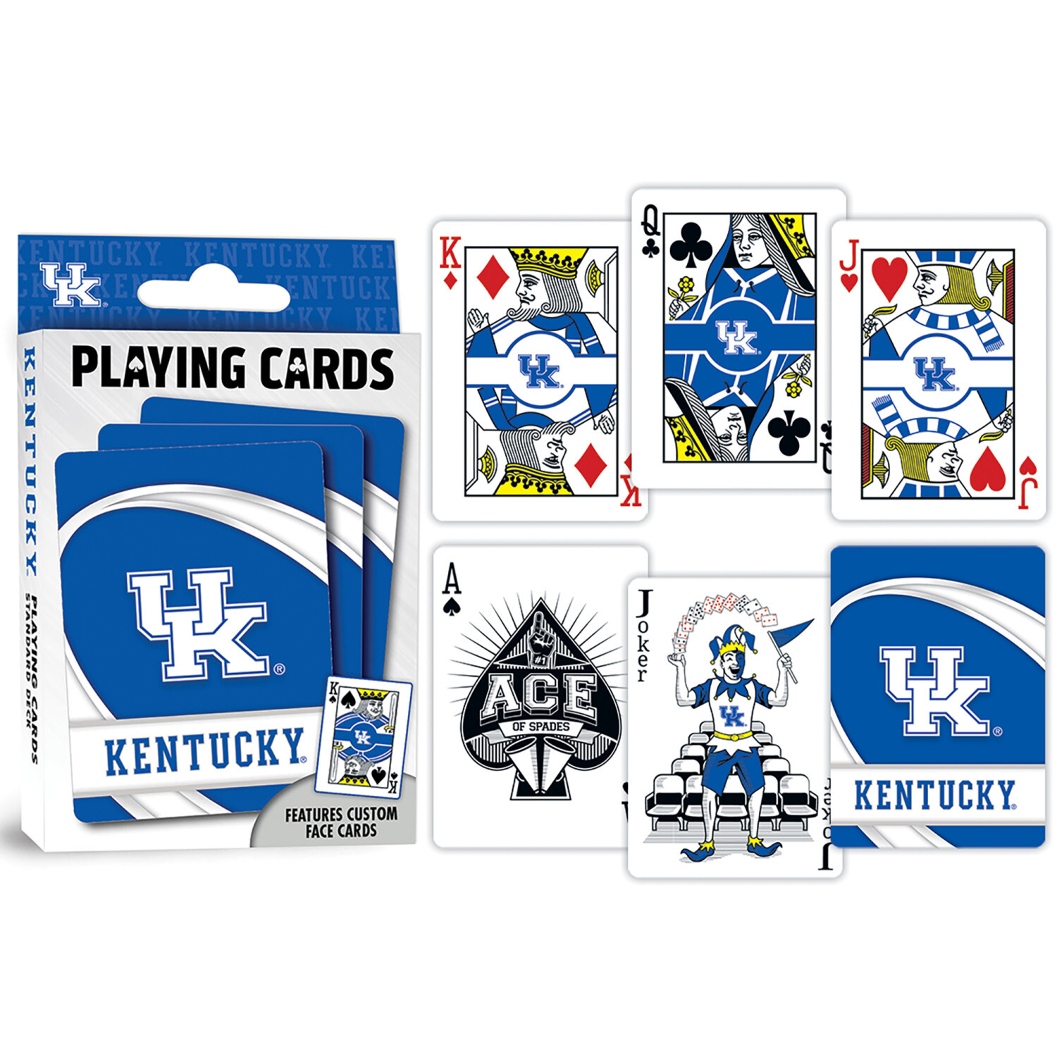 MasterPieces - Kentucky Wildcats - NCAA Playing Cards - 54 Card Deck