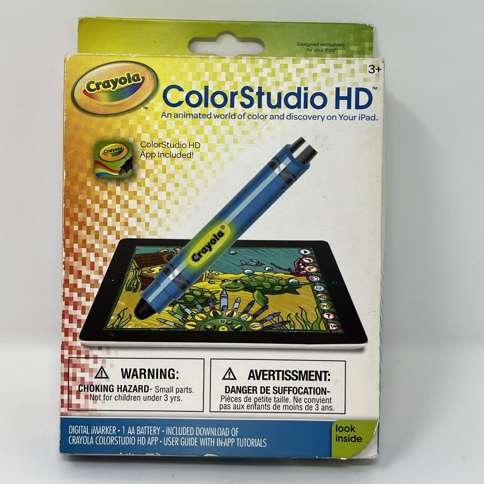 Griffin Blue Crayola ColorStudio HD & App for Apple iPad (Blue) NEW Sealed