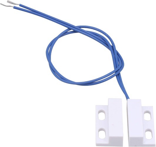 White Magnetic Proximity Contact Reed Switch AC 110-220V Door N.O.