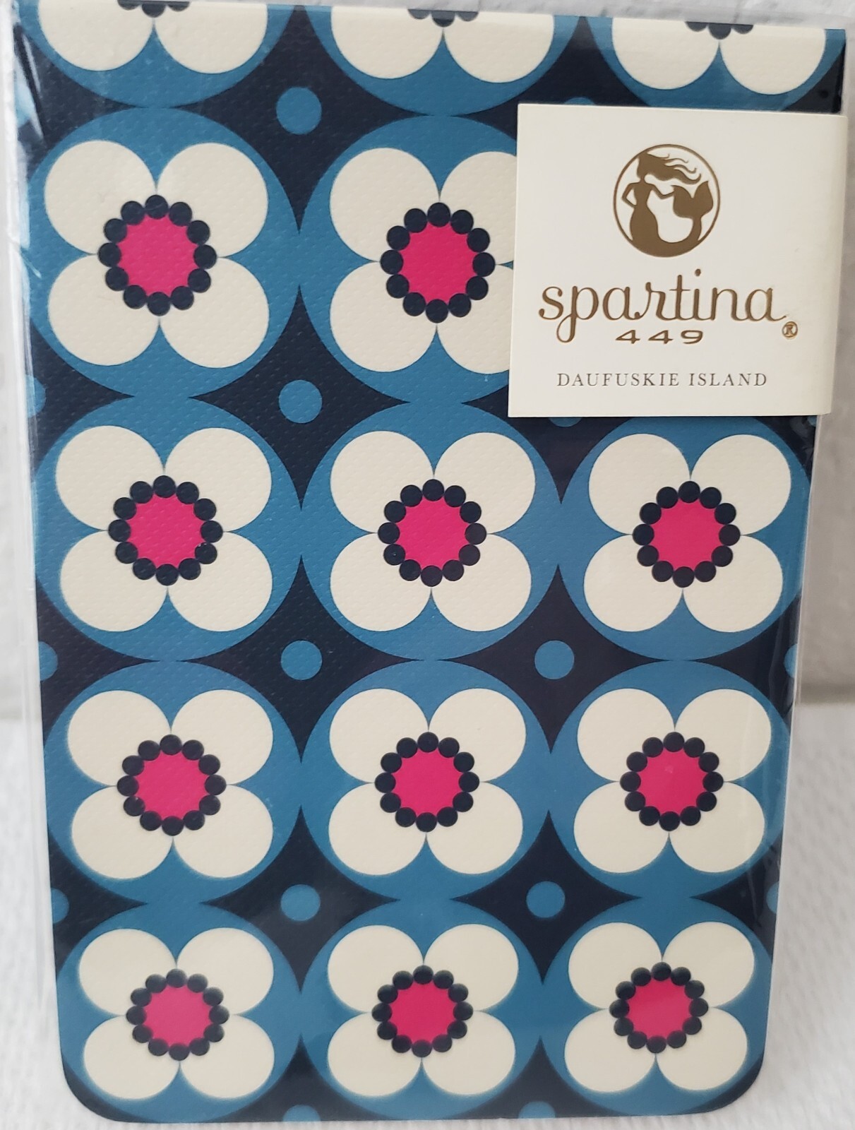 NEW Spartina 449 Nautical/Floral Calhoun 2 Pack Pocket Notepads
