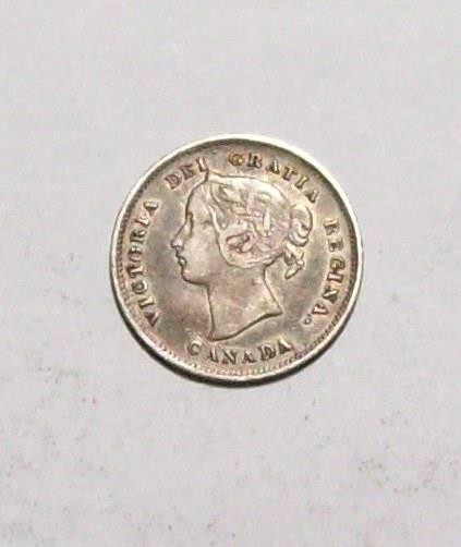 1892 CANADA 5 CENTS  .925 Silver Nice XF  Free U.S. Ship  #21C64