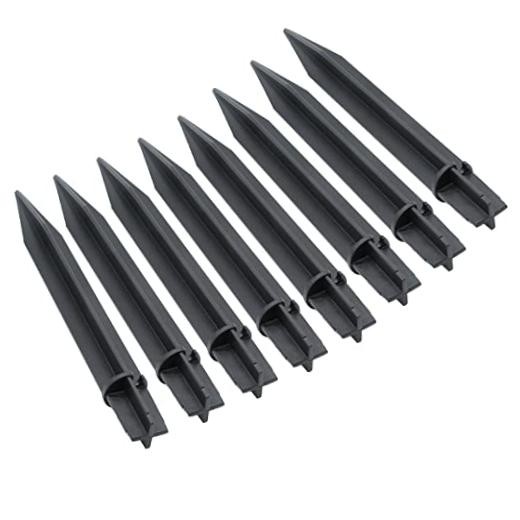8PCS Torch Stake 8.26 Inch Pathway 8.26 inches length, 0.82 inches diameter