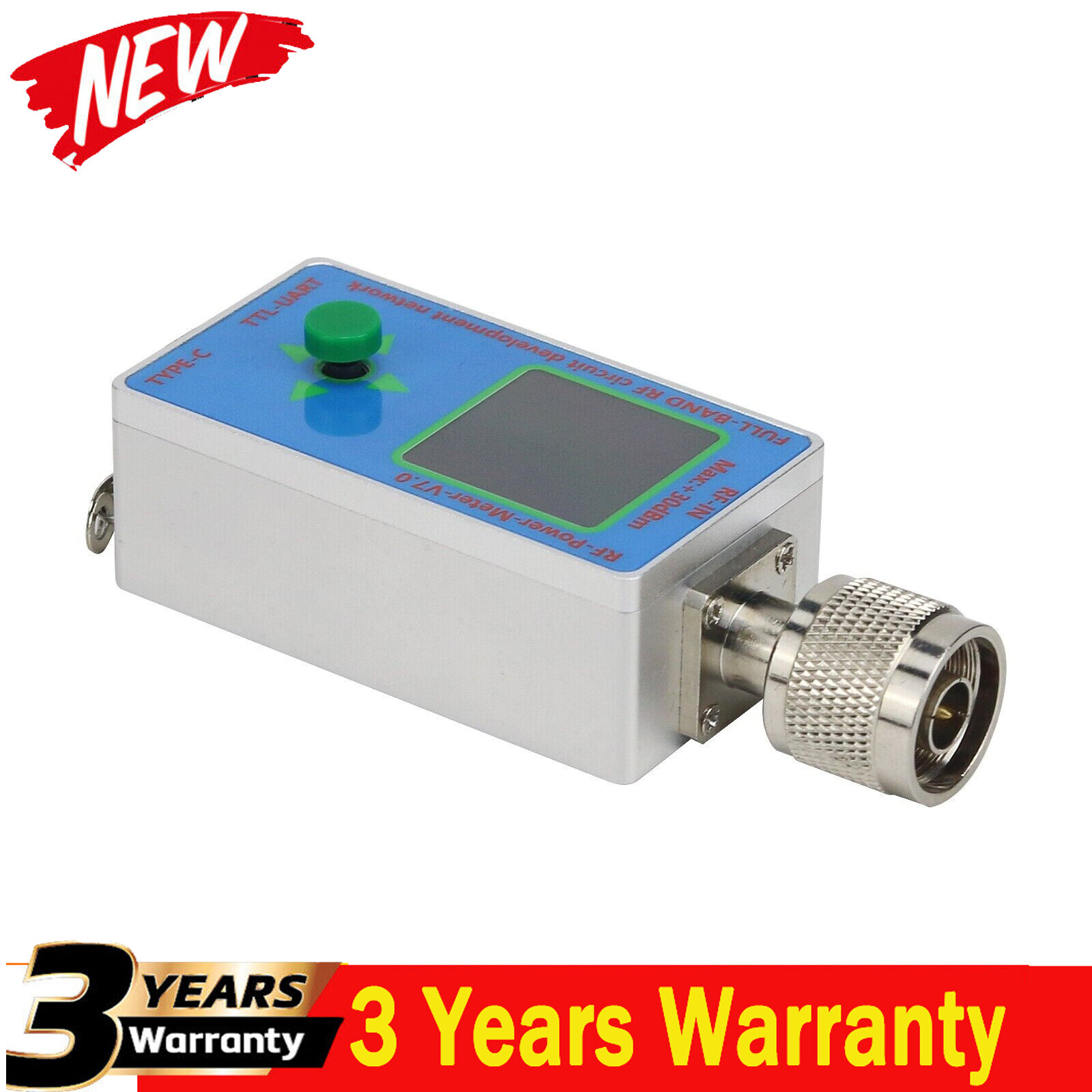 N-Type RF Power Meter V7 10GHz Type-C Full-band RF Circuit Development Network