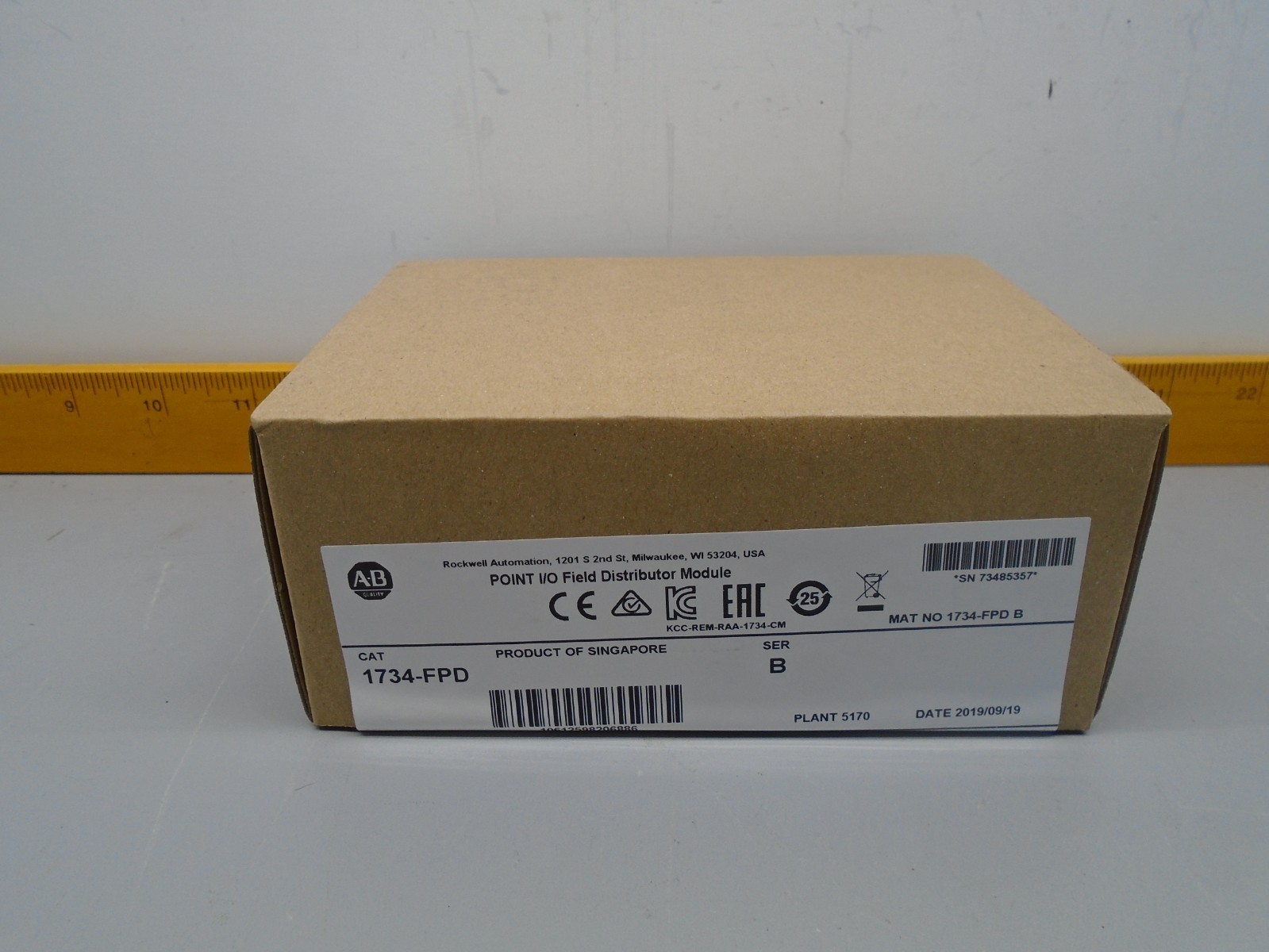 New old Stock  Allen Bradley 1734-FPD  /B   Point I/O Field Potential Device W15