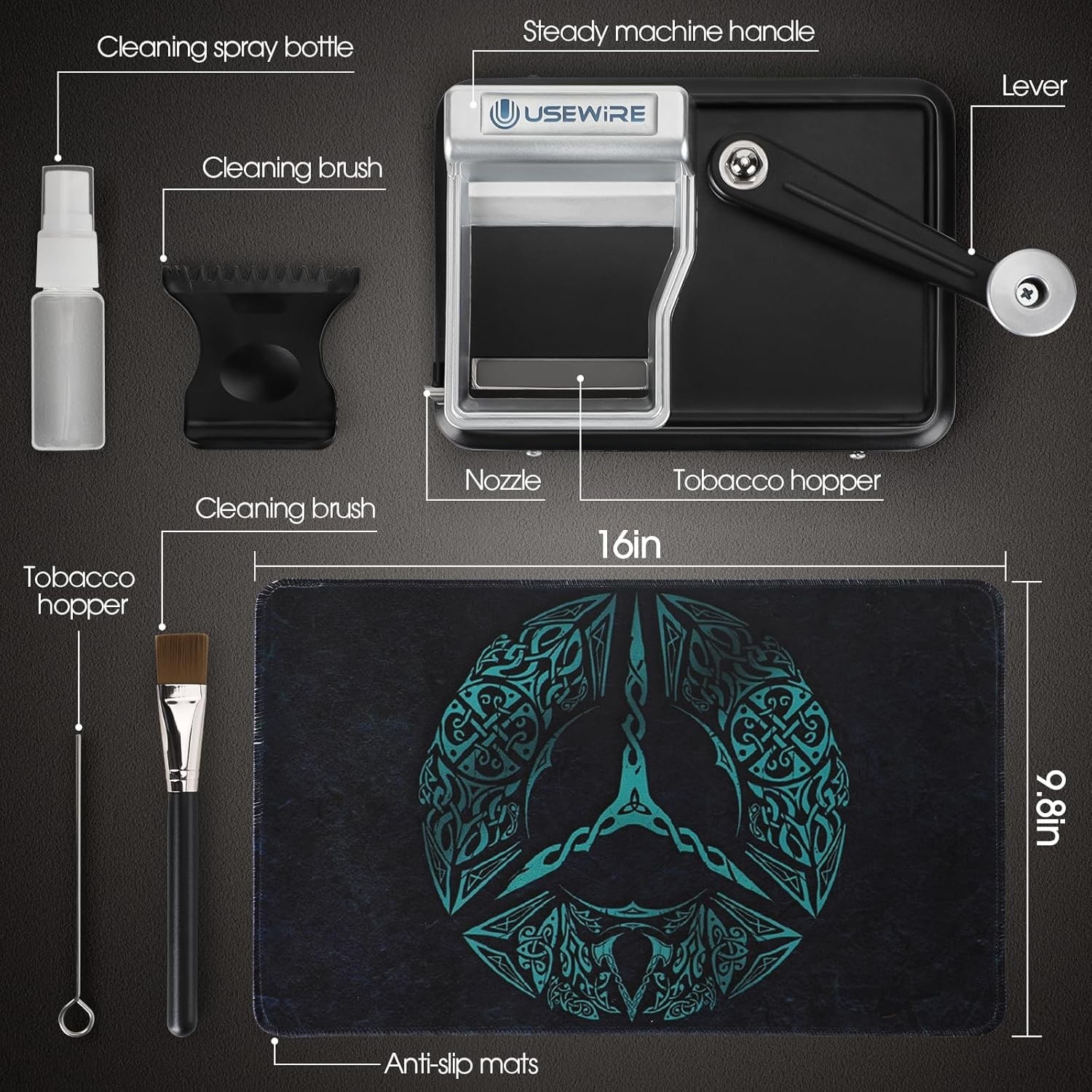 Eco-Friendly Manual Tobacco Rolling Machine - Create Custom Cigarettes Quickly