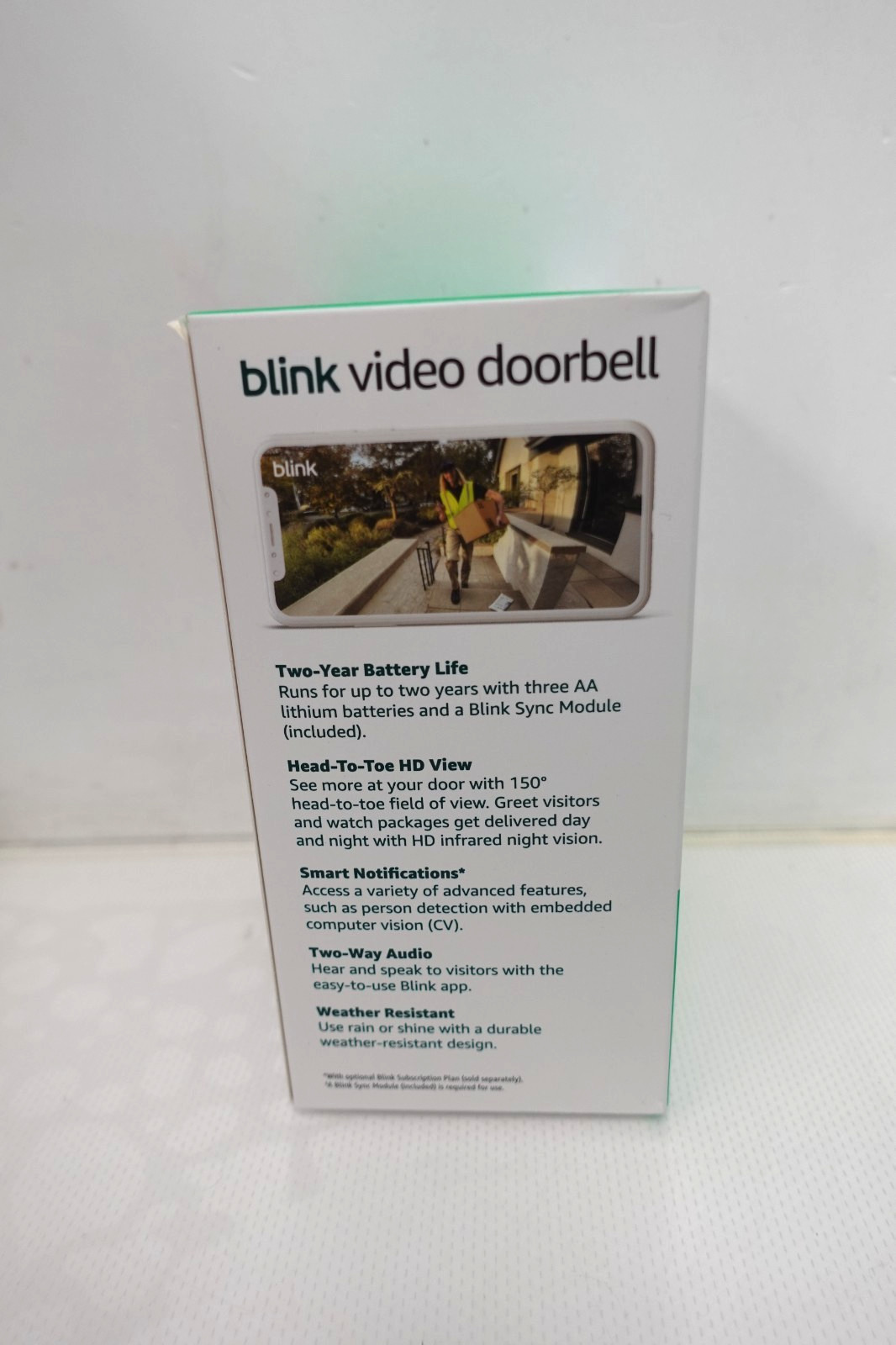 Blink Video Doorbell Battery with Sync Module