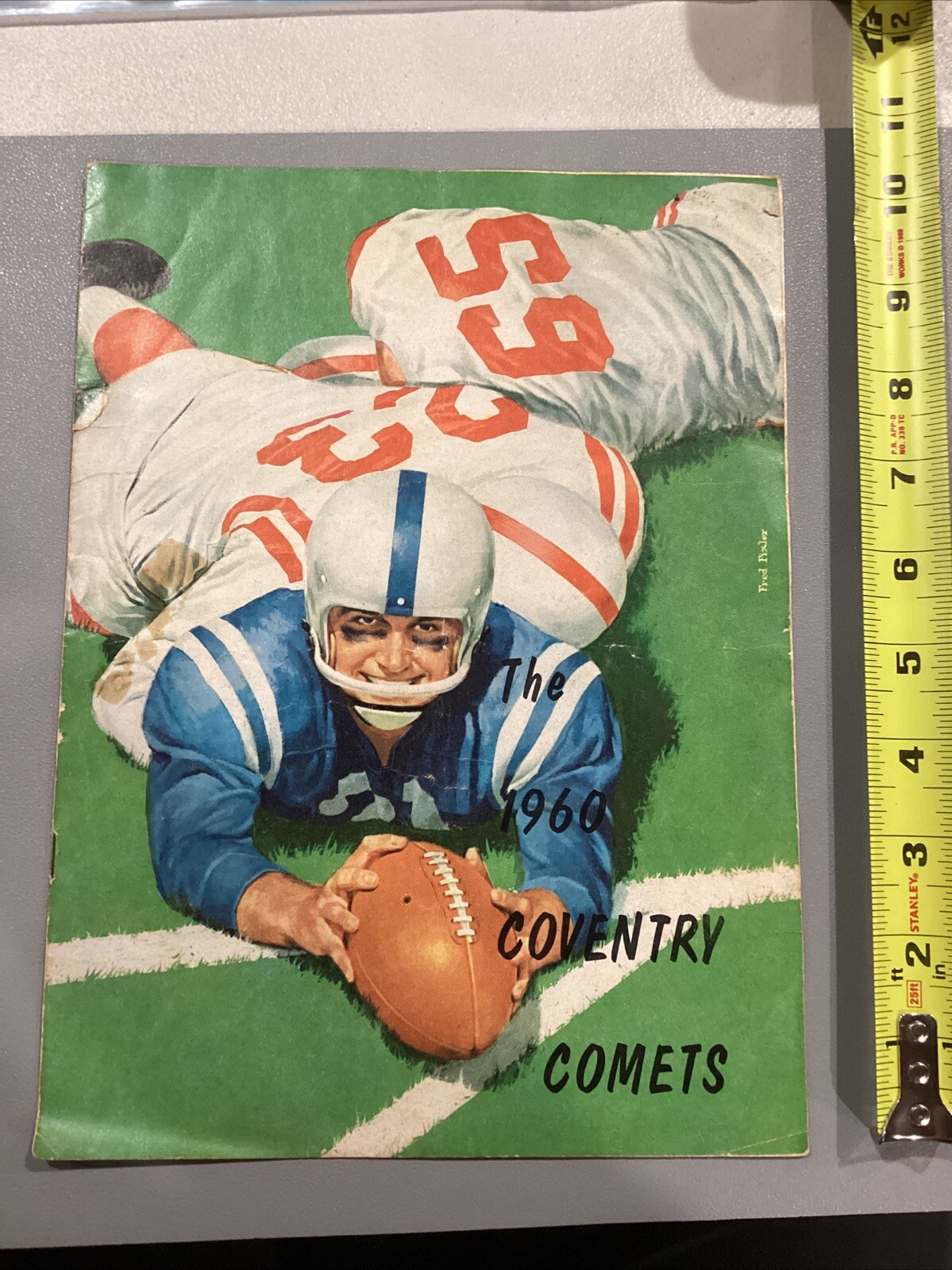 1960 Coventry Comets High School Football Program