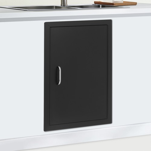 Single BBQ Access Door, Durable Carbon Steel for Outdoor Kitchen