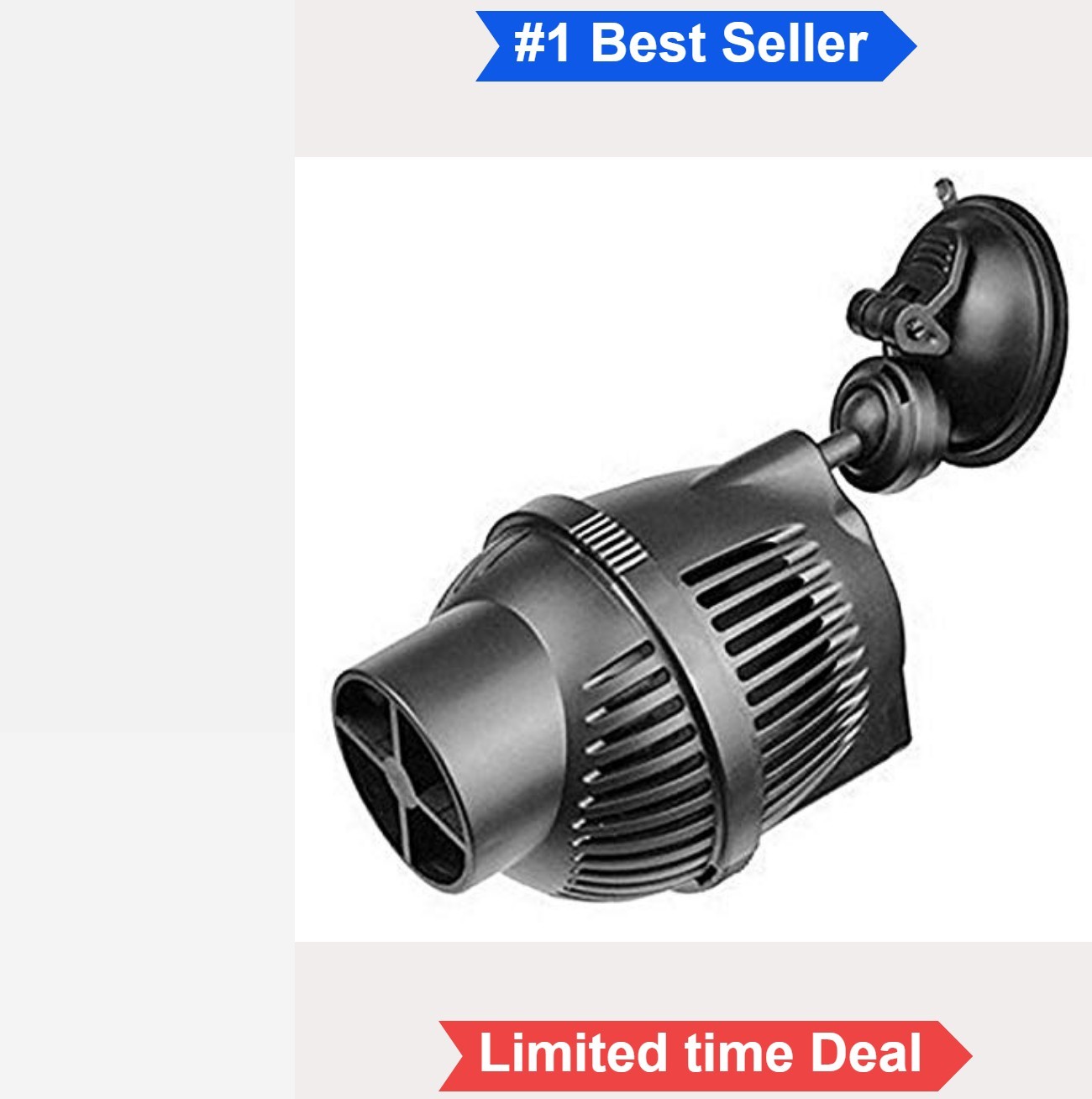 Aquarium Circulation Pump 1300GPH Wave Maker Powerhead 12W Corded Low Noise