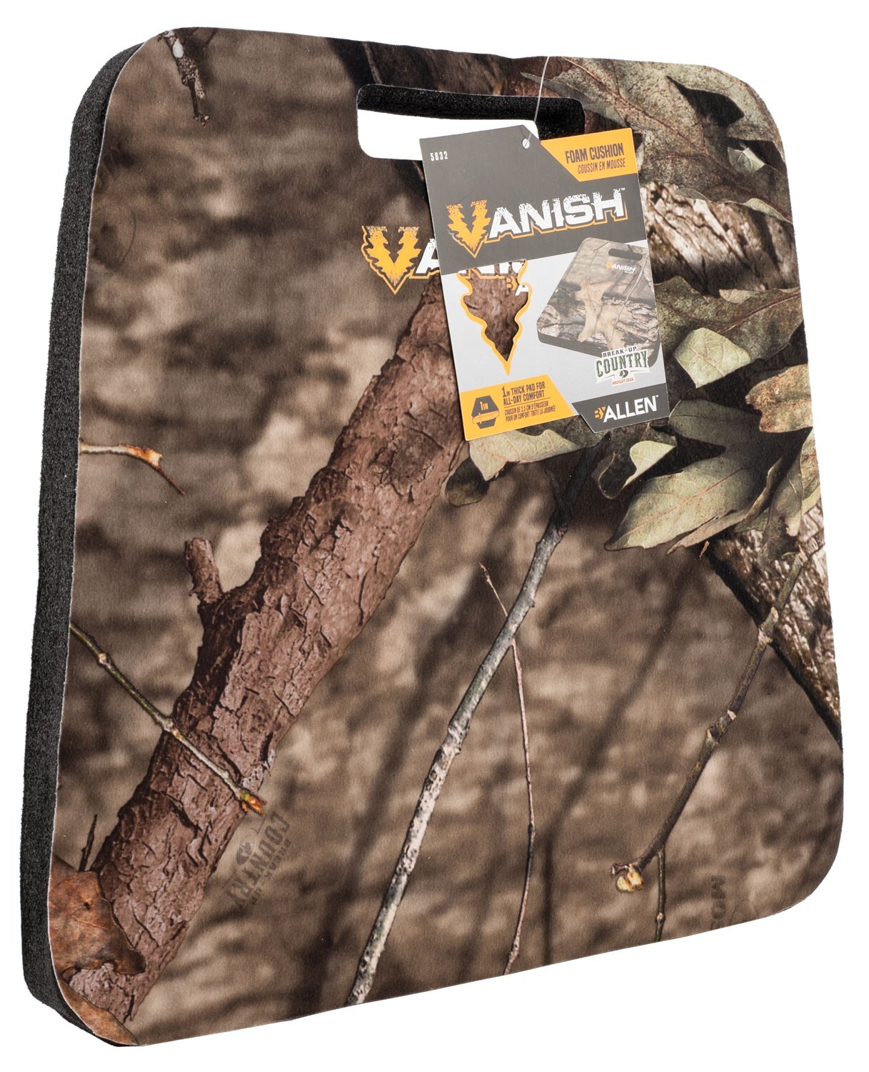Vanish 5832 Seat Cushion Mossy Oak Break-Up Country Foam 14" x 13" x 1"