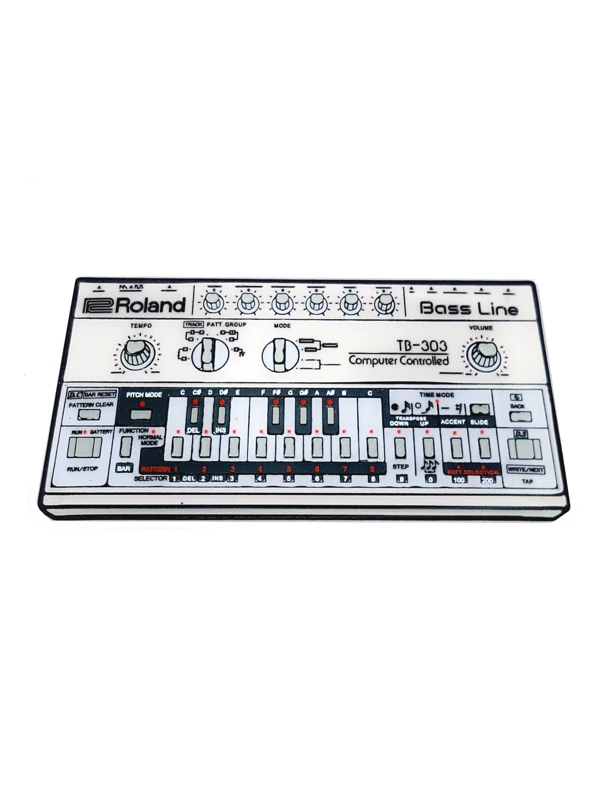 Limited Edition Roland TB-303 Lapel Pin Vintage Badge