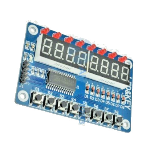 8-Bit LED 8-Bit Digital Tube 8 KeyS TM1638 Display module for AVR Arduino ARM
