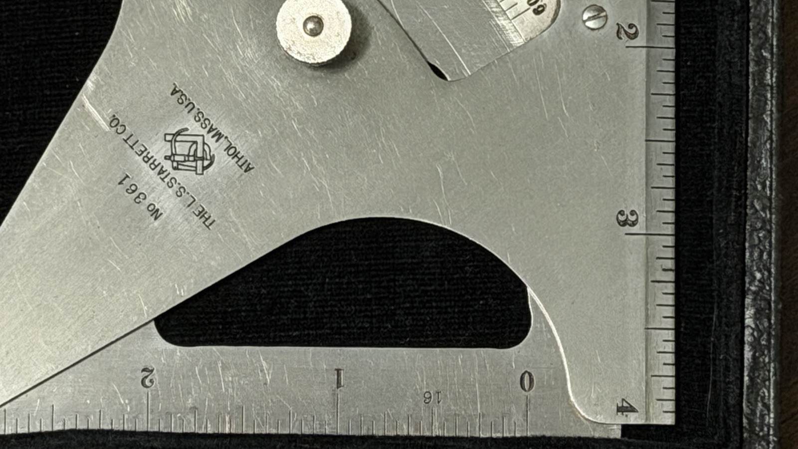 Starrett Draftsman Protractor No. 361 Machining Drafting Engineering