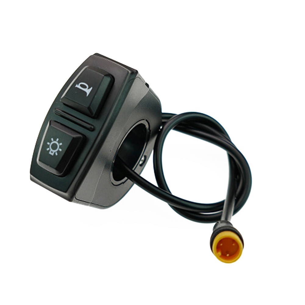 Electric Bike 3pin Waterproof Switch for Headlight and Speaker Control