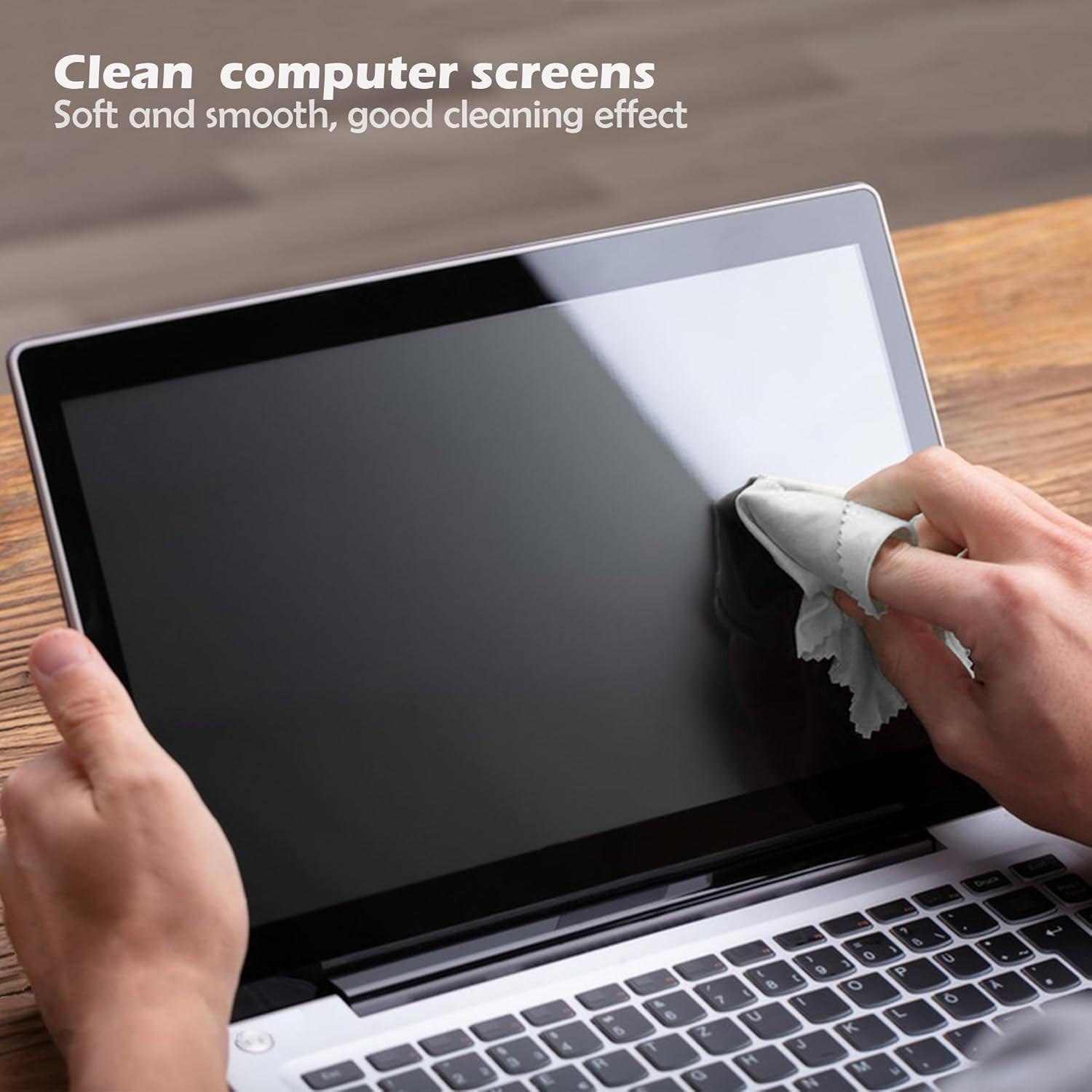 4 PCS Microfiber Cleaning Cloths Glasses Cleaning Cloth Safe and Effective Clean