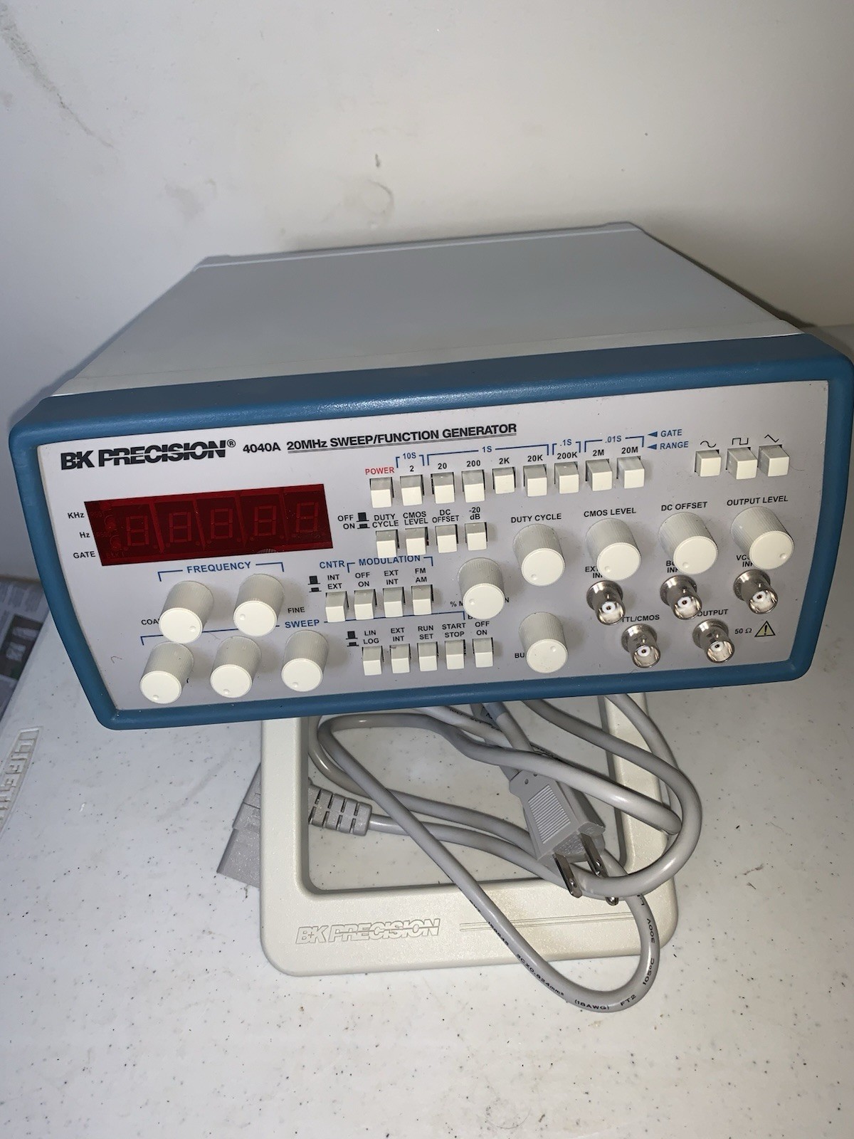 Bk Precision 4017A 20 MHz Sweep Function Generator Excellent Condition & Works