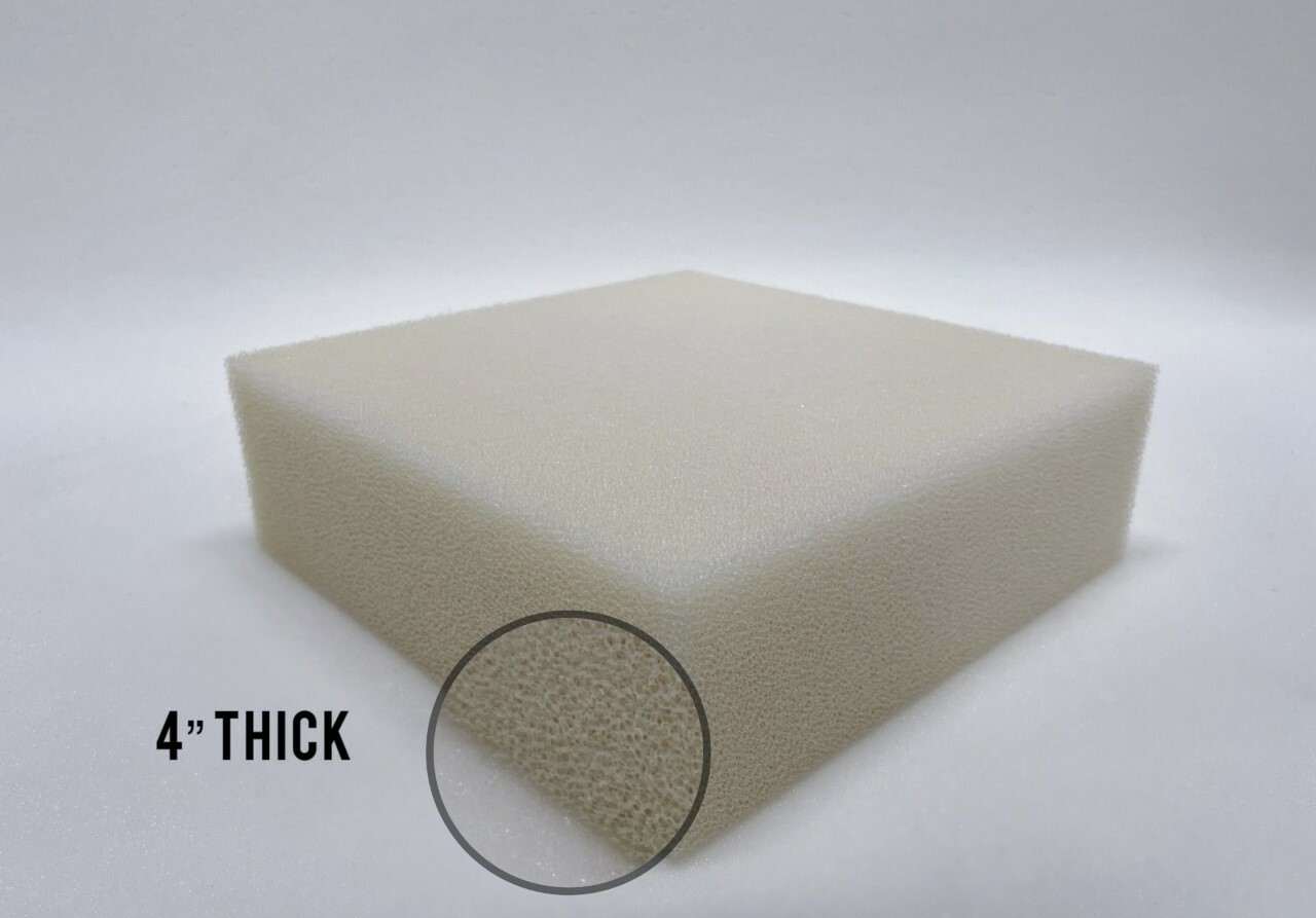 Dry Fast 50ILD Patio Outdoor Replacement Foam Reticulated Foam  116"x 50"x 4"