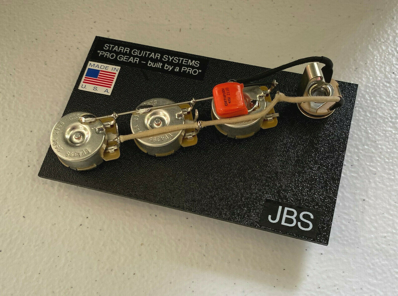 Fender Jazz Bass Harness Upgrade System! CTS, Switchcraft, & Orange Drop .047!