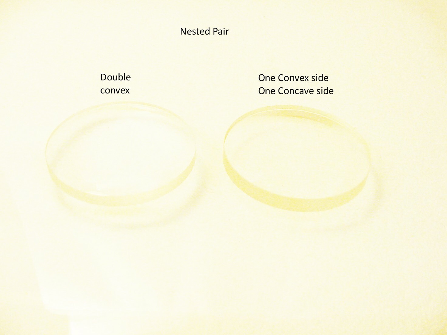 Spotting Scope Objective Pair (2) | 60-62mm diameter | NOS | New | Pair $23 |