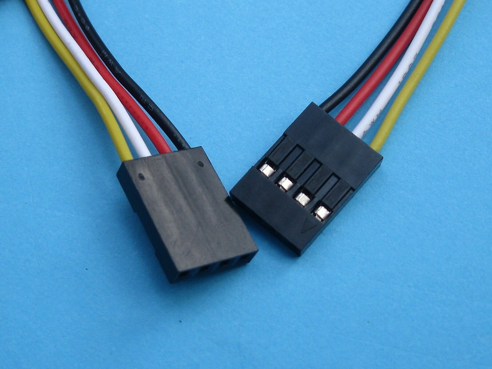 100 pcs Pitch 2.54mm 4 Pin 26AWG Jumper Wire Female to Female 4 Color 30cm 300mm