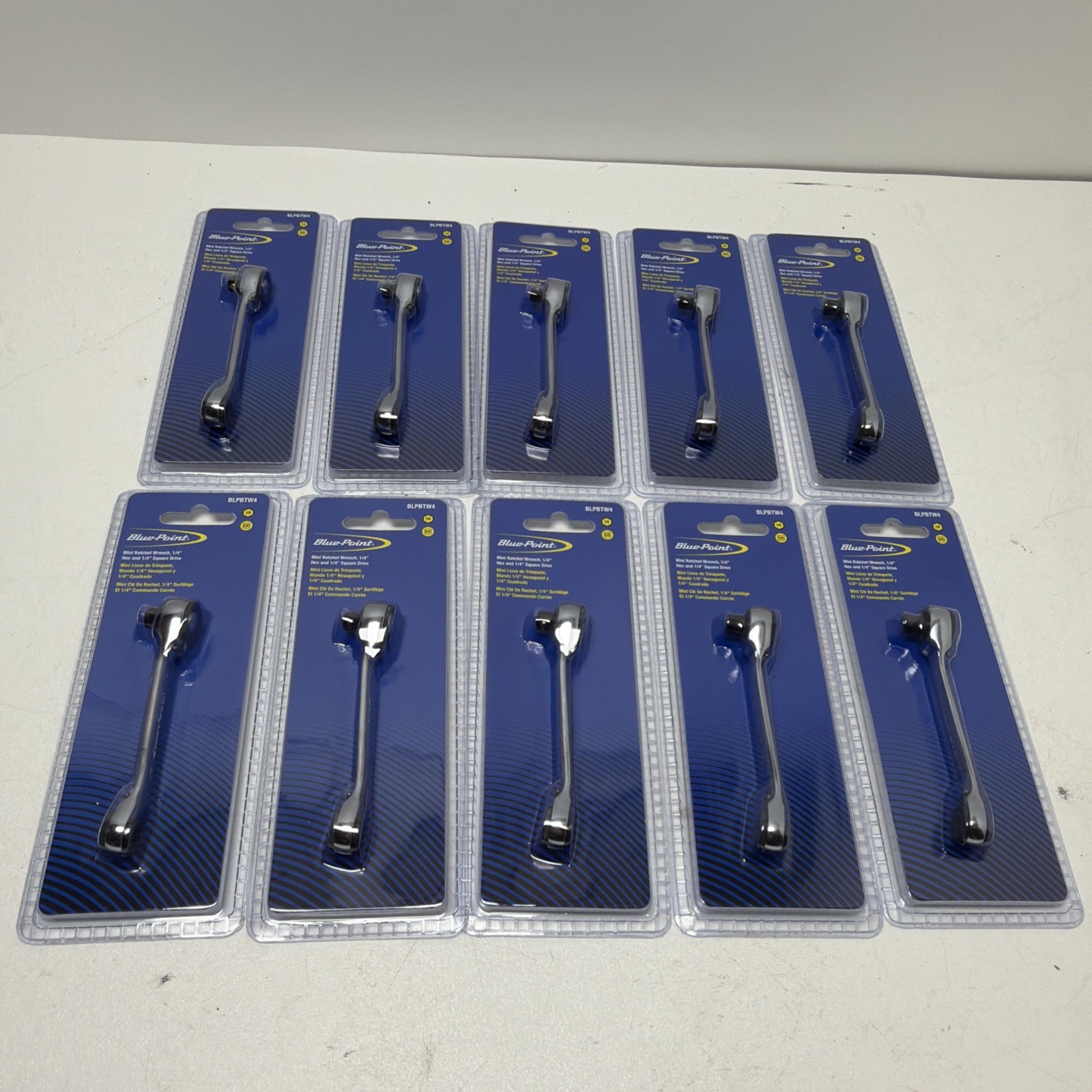 Blue-Point 4" Mini Ratchet & Bit Driver Combo Wrench 1/4" Drive BLPBTW4 Snap-on