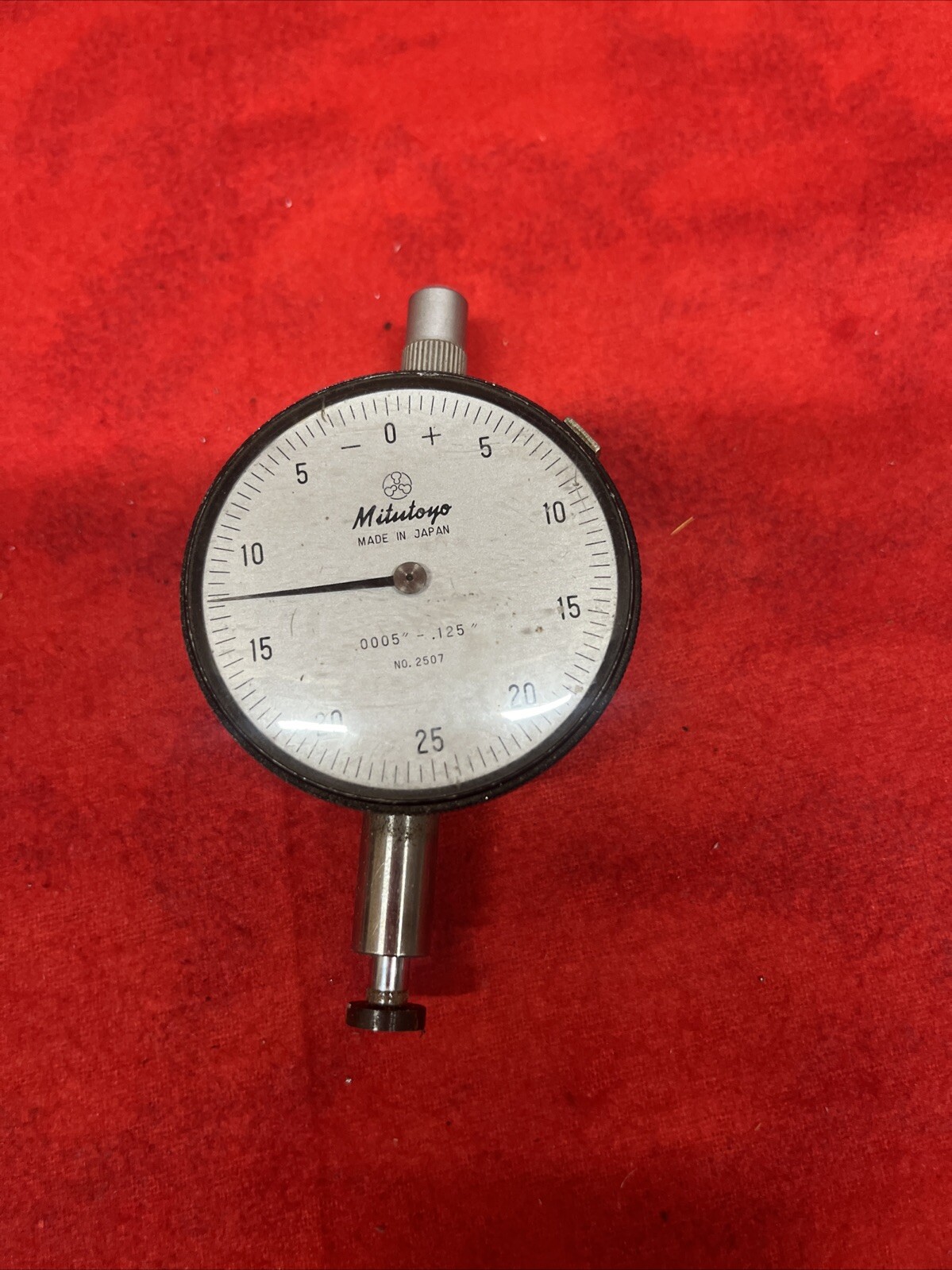 MITUTOYO 2507 DIAL INDICATOR .0005" to .125" RANGE (k53)