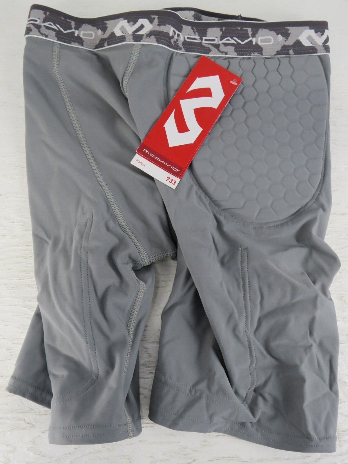 New Mcdavid 733-GR Adult Gray Hex Football Girdle XL