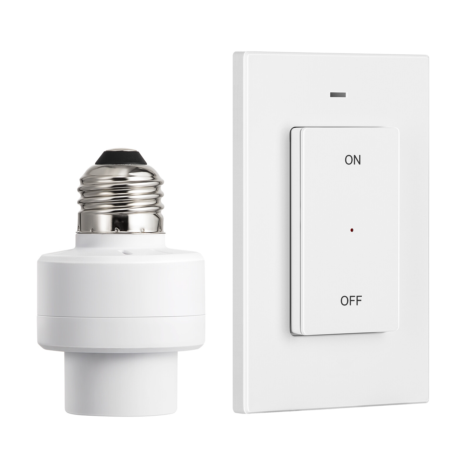DEWENWILS Remote Control Light Socket, Wall Mounted Wireless Light Switch 100FT