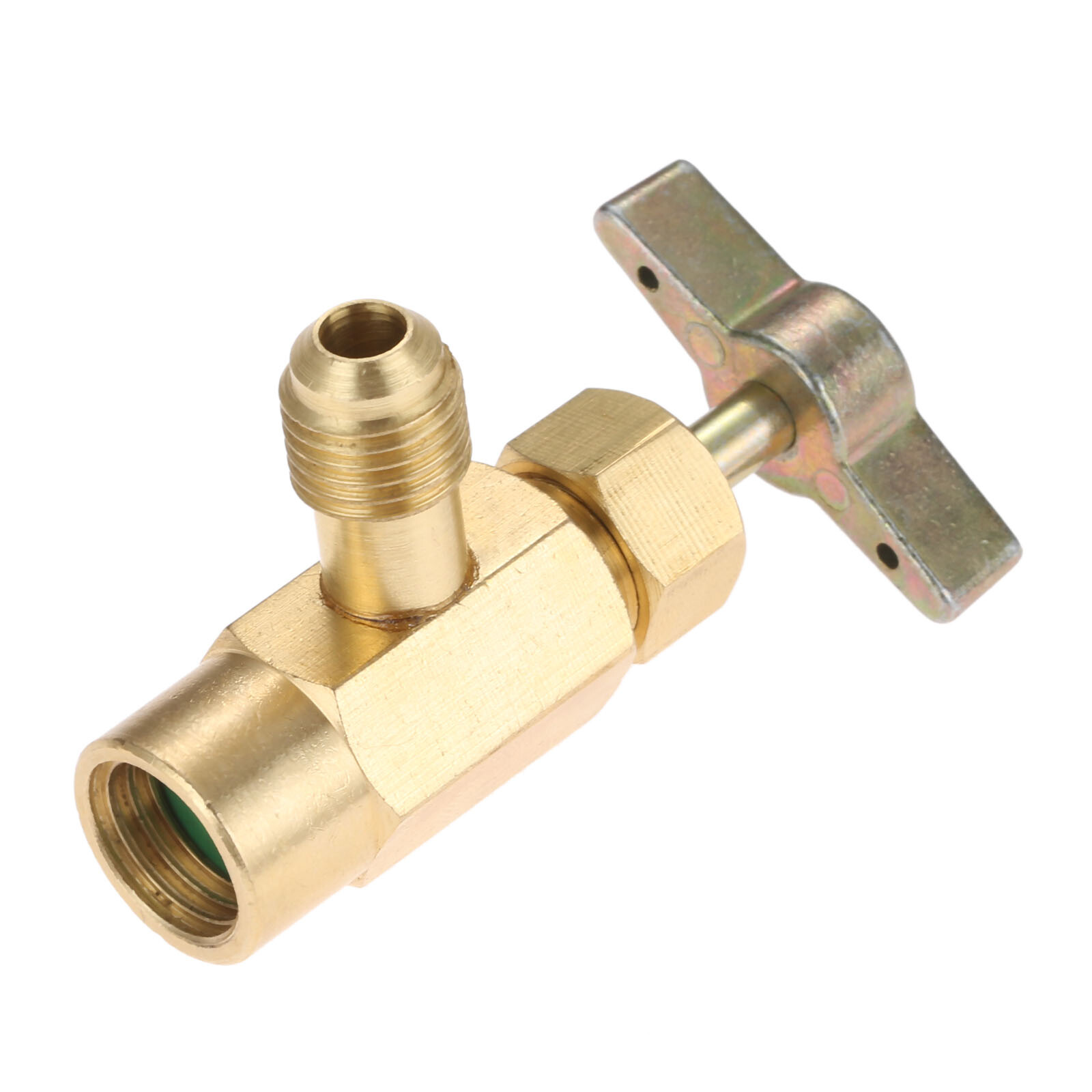 Self-sealing Refrigerant Bottle Opener R1234YF Can Tap Dispenser Valve 1/2" ACME