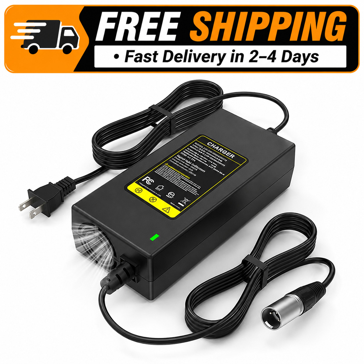 Cargador Batería 24V 5A XLR 3 Pines para Silla Ruedas Scooter Pride Jazzy Power