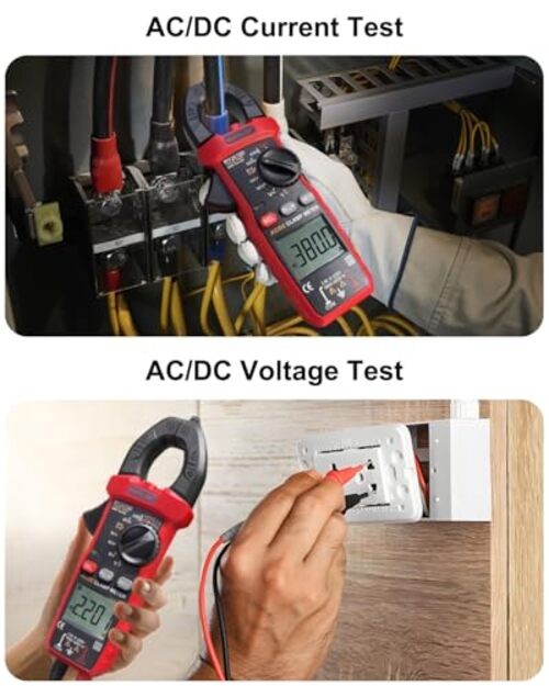 Digital Clamp Meter, Multimeter TRMS 6000 Counts Amp Volt Meter Auto-ranging