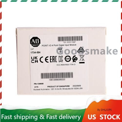 NEW Allen Bradley 1734-IB4 Point I/O 4 Point Digital Input Module US Free Tax