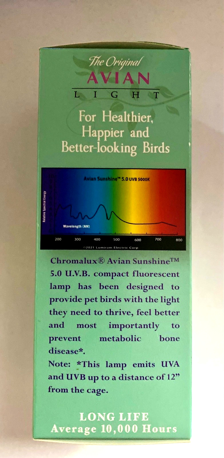 Chromalux Avian Sunshine bulb