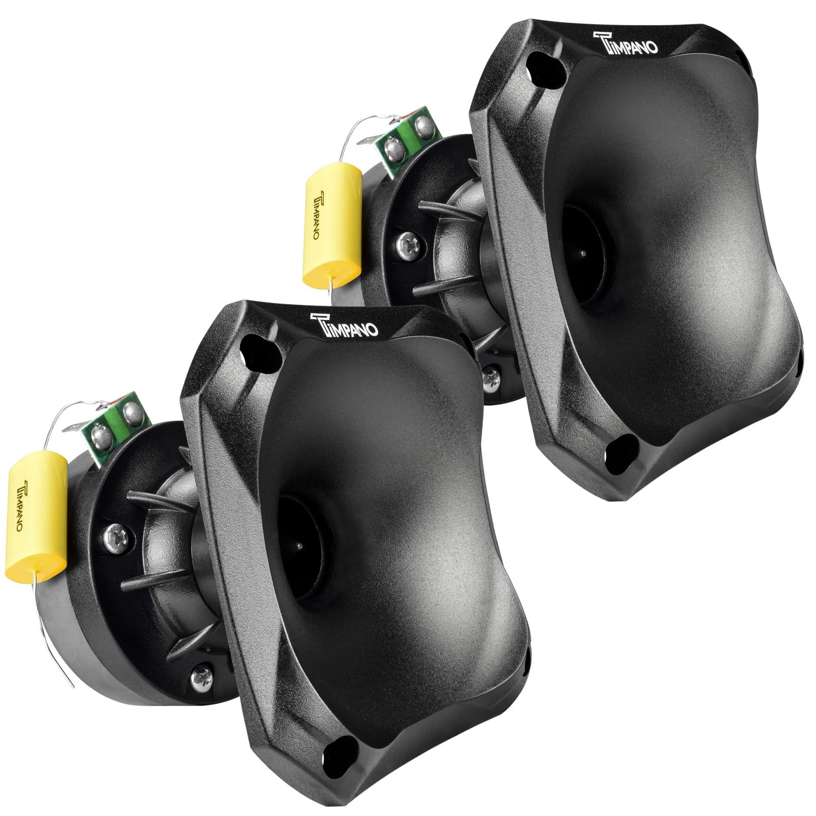 Timpano 2X TPT-DH175 Slim Driver Horn, 1 Inch Phenolic Driver + Plastic Slim Hor