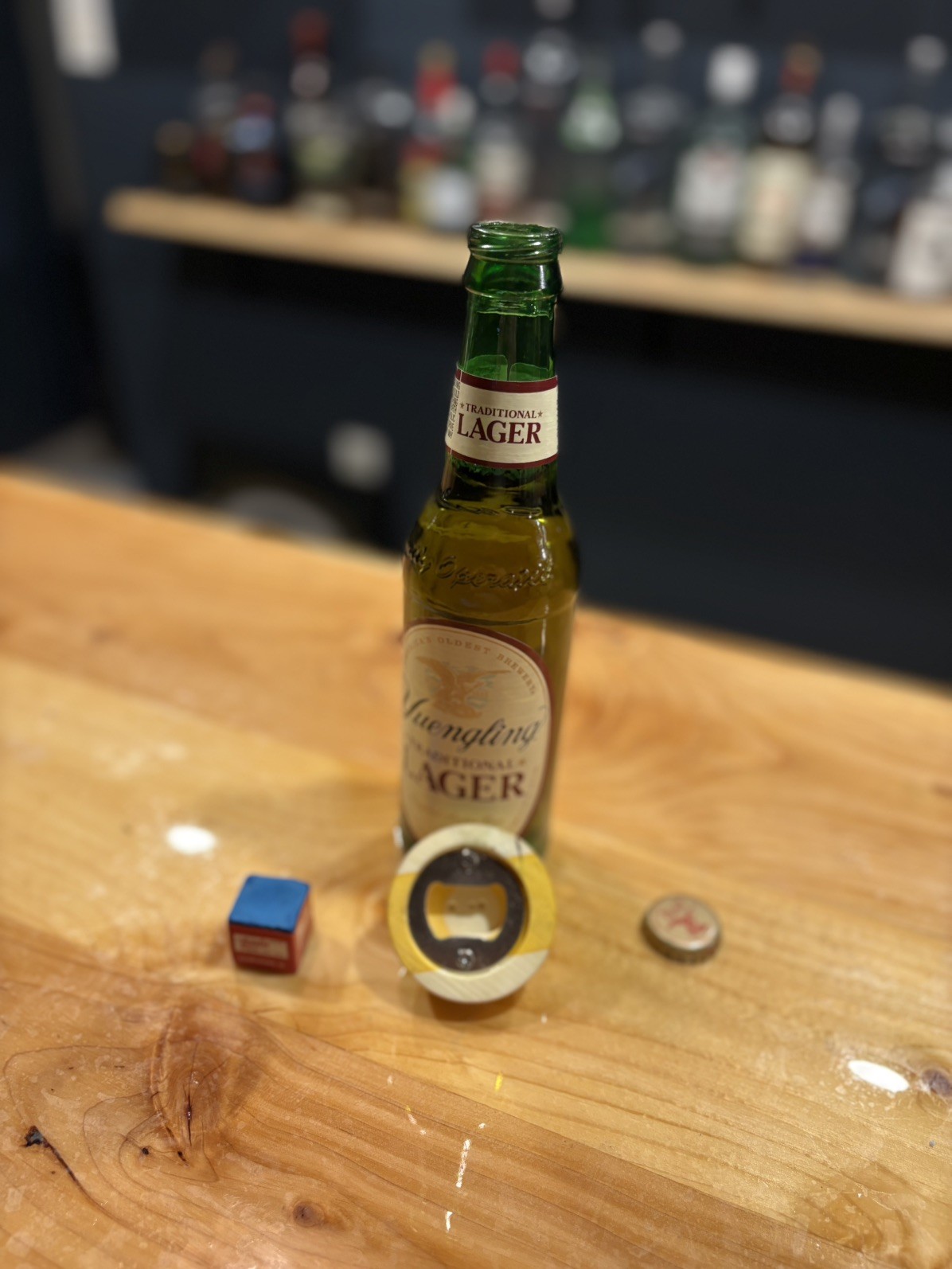 Handcrafted #9 Billiard Ball Bottle Opener