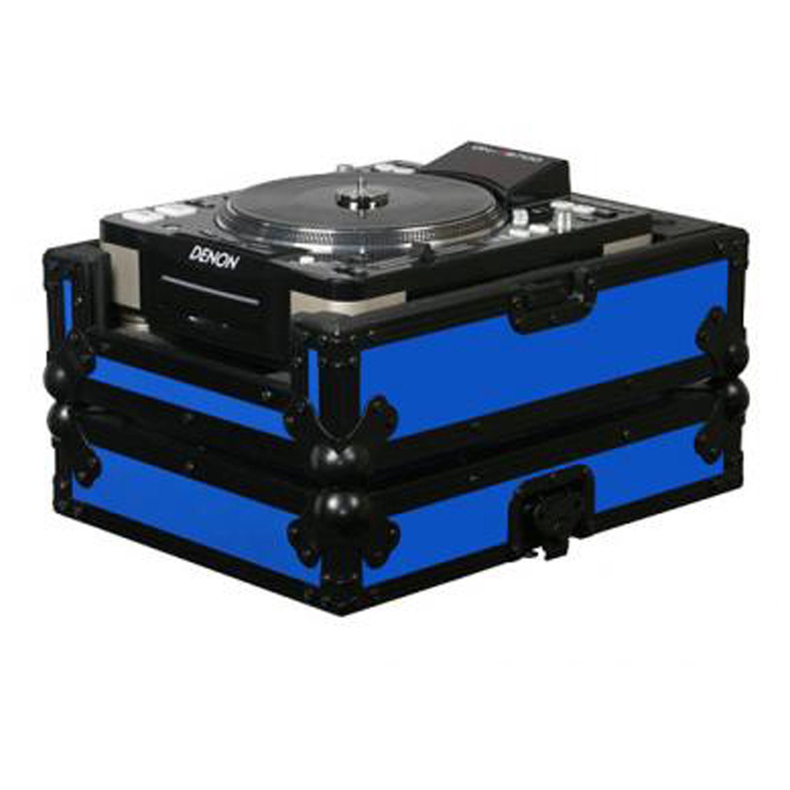 Odyssey Cases FRCDJBKBLUE New Large Format Cd Players Blue Designer Flight Case
