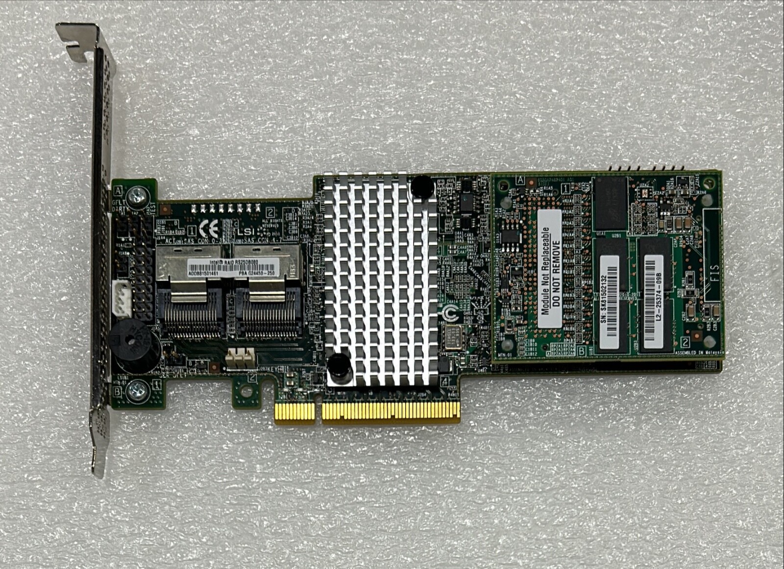 Intel RS25DB080 RAID Controller REFURB MODULE ONLY, NO ACCESSORIES
