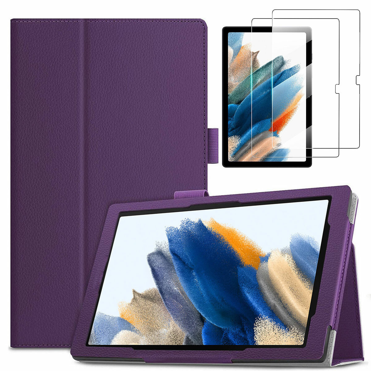 For Samsung Galaxy Tab A8 10.5" (2022) SM-X200/X205/X207 Folio Case Cover Stand