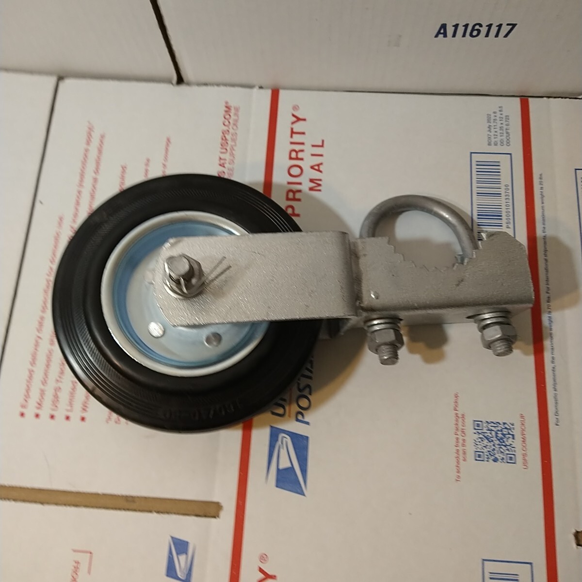 Gate Wheel Supporting Swing Gate with 1-3/8" Thru 2-1/8" Gate Frames Support