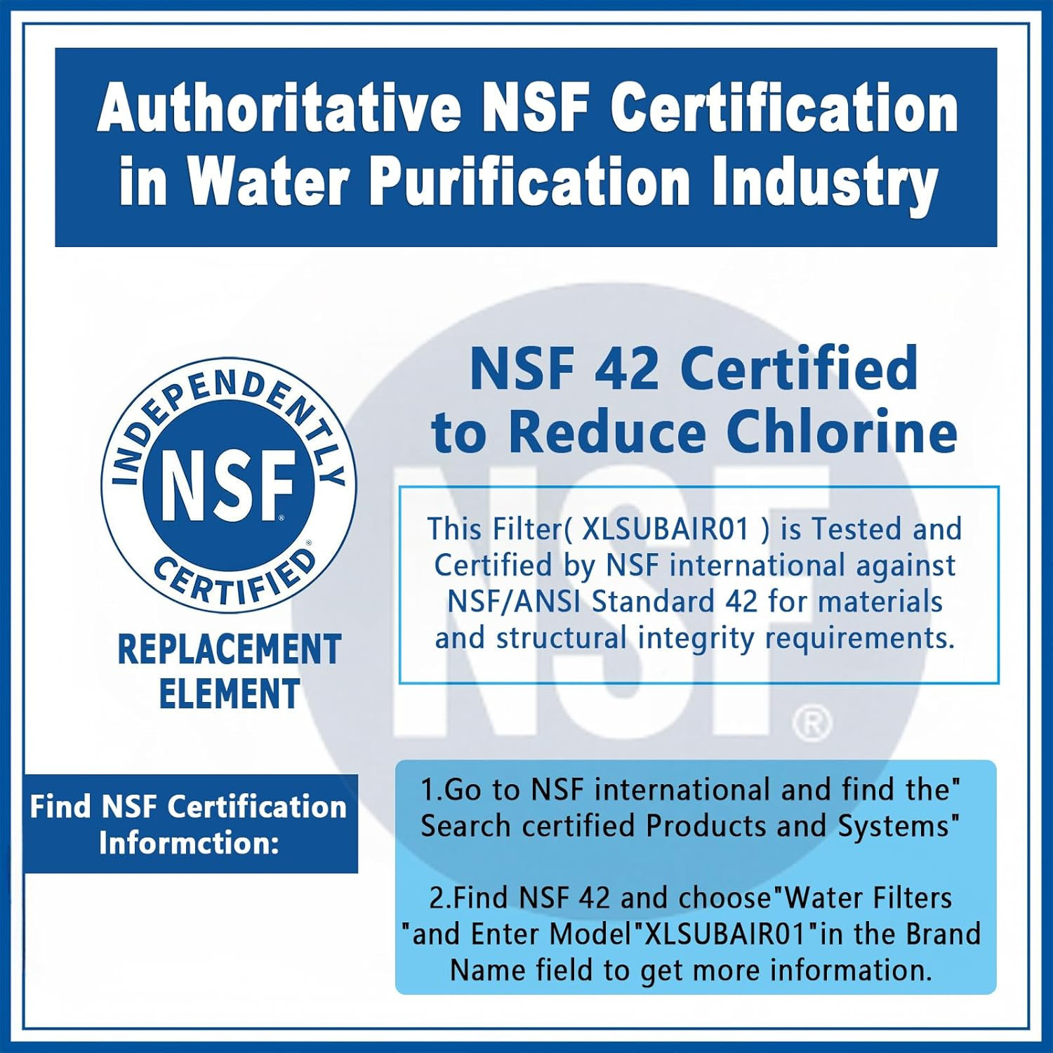 7023811 Water Filter Replacement (2 Pack) for Compatible Refrigerators