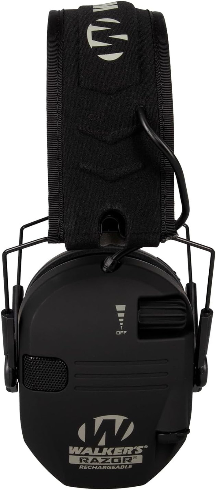 Rechargeable Shooting Earmuffs Noise Reduction 21dB USB-C 80H Battery Black