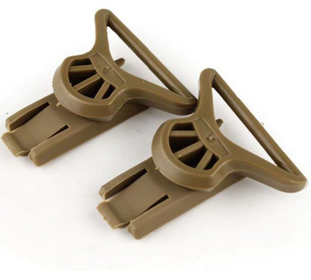 DLP Tactical Swivel Goggle Clip for ARC Rail equipped ACH / MICH / Bump Helmet