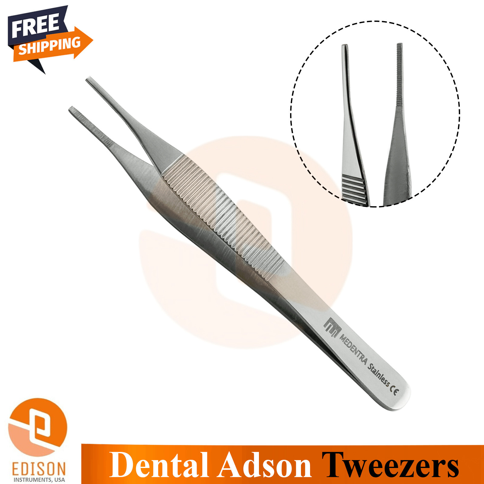 Micro Adson Tweezers 12cm Dressing Surgical Picking Pliers Forceps Dressing Tool