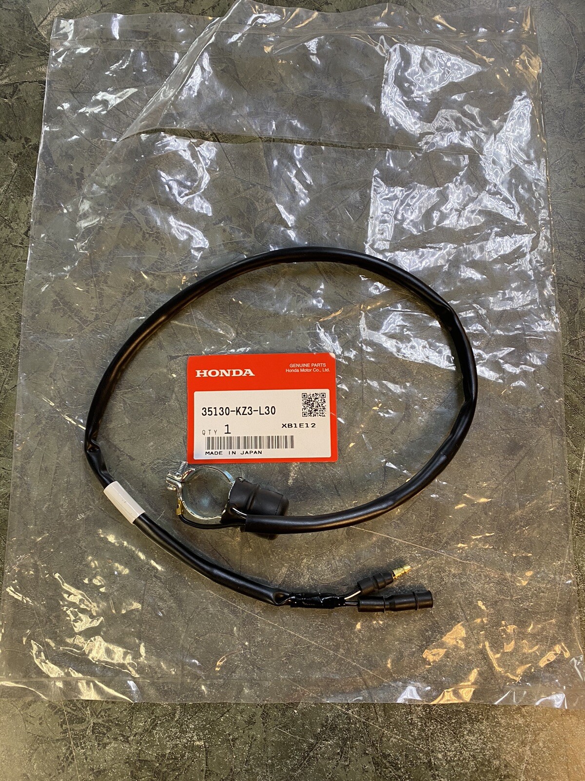 OEM Honda CR125R CR250R Stop Switch Assembly Button Kill Switch 35130-KZ3-L30