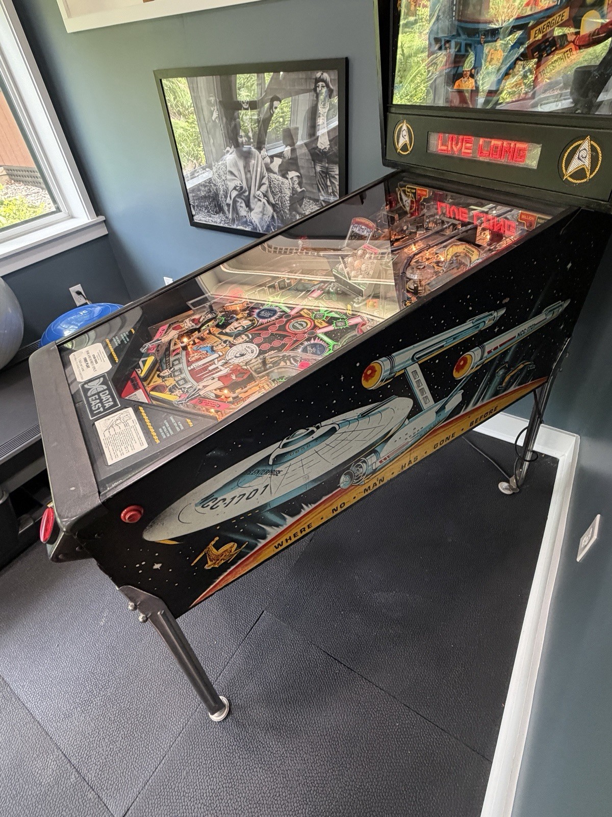 Star Trek 25th Anniversary Data East Pinball Machine Excellent!