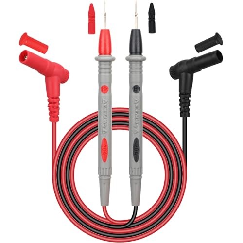 SWANLAKE 2-Piece Multimeter Test Probes, CAT III 1000V 20A Multi Meter Test