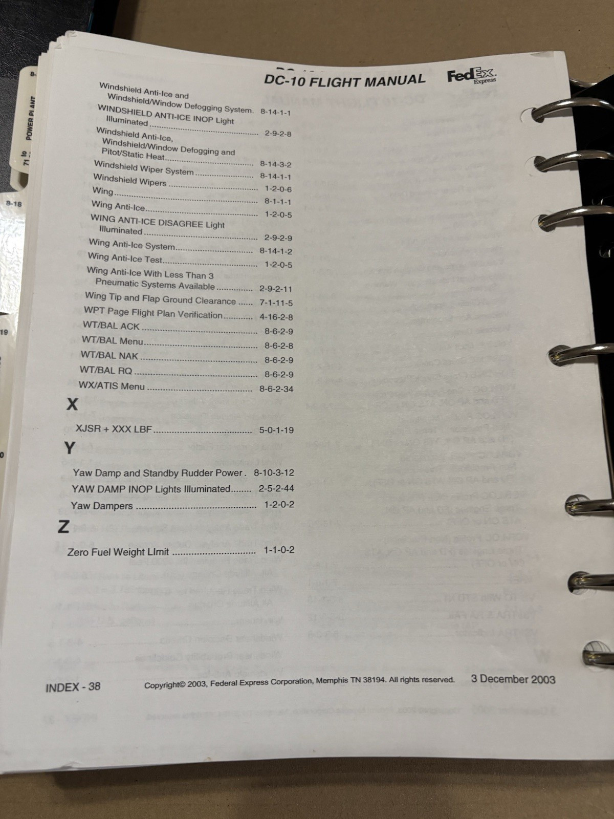 FedEx DC-10 Airplane Flight Manual Training Reference Lot of 3